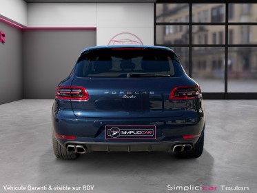Porsche macan turbo 3.6 v6 400cv pdk - suivi entretien - pack carbone intérieur - bose - sièges chauffants - garantie...