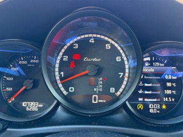 Porsche macan turbo 3.6 v6 400cv pdk - suivi entretien - pack carbone intérieur - bose - sièges chauffants - garantie...