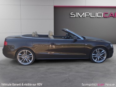 Audi a5 cabriolet v6 3.0 tdi 245 s tronic 7 quattro s line / suivi audi occasion  simplicicar nice - pfvauto simplicicar...