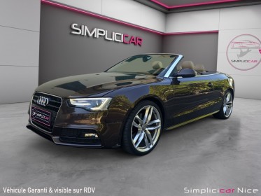 Audi a5 cabriolet v6 3.0 tdi 245 s tronic 7 quattro s line / suivi audi occasion  simplicicar nice - pfvauto simplicicar...