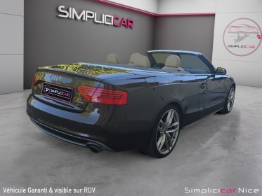 Audi a5 cabriolet v6 3.0 tdi 245 s tronic 7 quattro s line / suivi audi occasion  simplicicar nice - pfvauto simplicicar...
