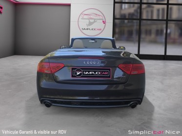 Audi a5 cabriolet v6 3.0 tdi 245 s tronic 7 quattro s line / suivi audi occasion  simplicicar nice - pfvauto simplicicar...