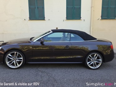 Audi a5 cabriolet v6 3.0 tdi 245 s tronic 7 quattro s line / suivi audi occasion  simplicicar nice - pfvauto simplicicar...