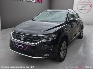 Volkswagen t-roc 1.5 tsi 150 dsg7 carat/ camera /radar/ suivi full /2 eme mains/garantie 12 mois occasion  simplicicar nice -...