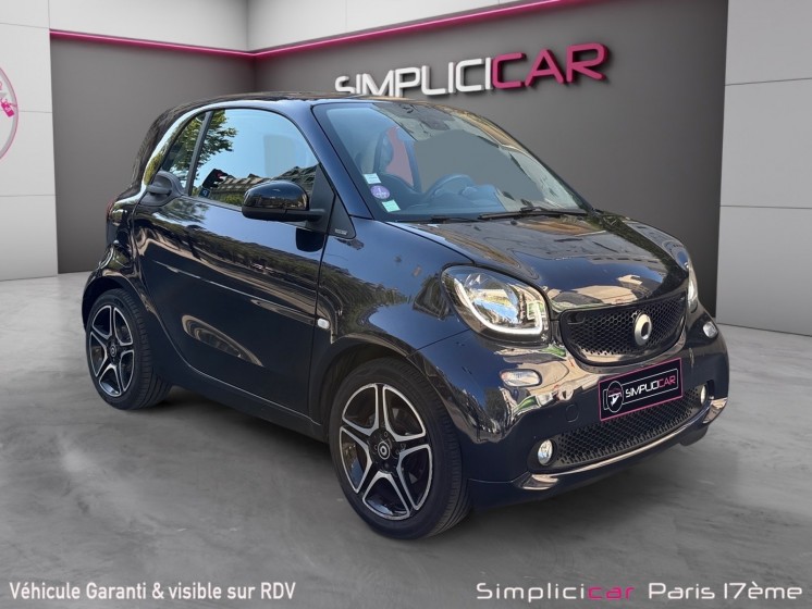 Smart fortwo coupe 0.9 90 ch ss ba6 prime toit panoramique sieges chauffants garantie 12 mois occasion paris 17ème...