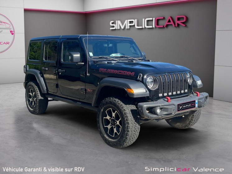 Jeep wrangler unlimited 2.0 l t 272 ch 4x4 bva8 rubicon occasion simplicicar valence - ksv  simplicicar simplicibike france