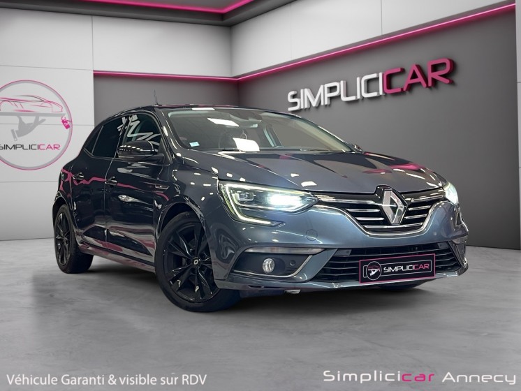 Renault megane iv berline business blue dci 150 edc intens stage 1 180ch full suivi carplay camera roue de secours occasion...