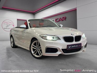 Bmw serie 2 cabriolet f23 218i 136 ch m sport 1ere main garantie 12 mois full suivi bmw française occasion simplicicar...