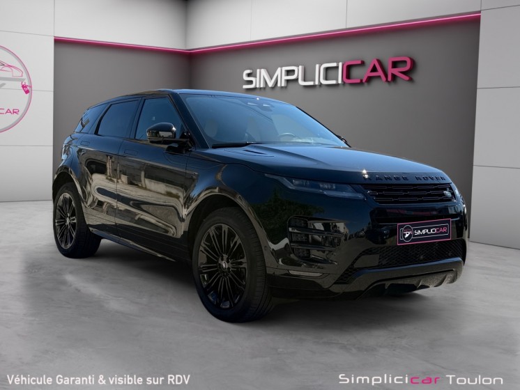 Land rover range rover evoque 1.5 p270e phev 269cv dynamic se - garantie constructeur 4 ans - full options occasion...