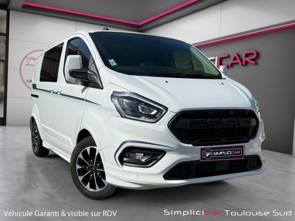 Ford transit custom cabine approfondie l1h1 2.0 ecoblue 185 bva sport audio premium climatisation bi-zone  garantie 12 mois...