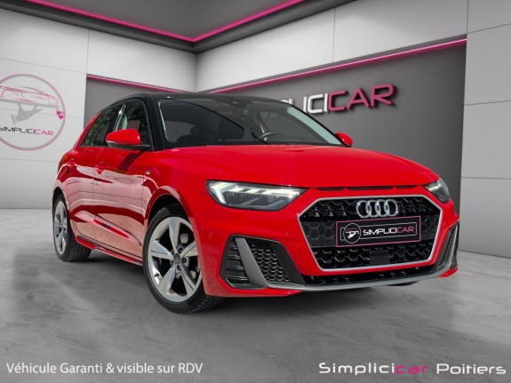 Audi a1 sportback 30 tfsi 116 ch s line carplay radar de recul garantie 12 mois occasion simplicicar poitiers simplicicar...