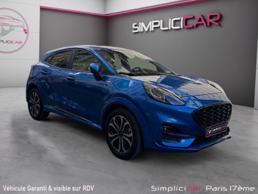 Ford puma 1.0 ecoboost 125 ch mhev ss dct7 st-line carplay entretien a jour revision des 4 ans faite occasion paris 17ème...