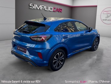 Ford puma 1.0 ecoboost 125 ch mhev ss dct7 st-line carplay entretien a jour revision des 4 ans faite occasion paris 17ème...