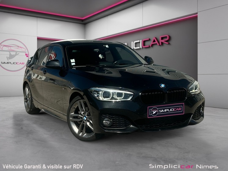 Bmw serie 1 f20 lci2 118d 150 ch m sport pack m - caméra - carplay - garantie 12 mois occasion simplicicar nimes - rb auto...