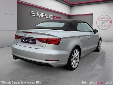 Audi a3 cabriolet 1.8 tfsi 180 ambition luxe s tronic 7 cuir et capote marron /garantie 12 mois jantes et bouclier ar......