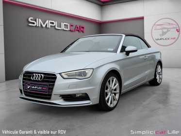 Audi a3 cabriolet 1.8 tfsi 180 ambition luxe s tronic 7 cuir et capote marron /garantie 12 mois jantes et bouclier ar......
