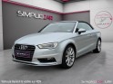 Audi a3 cabriolet 1.8 tfsi 180 ambition luxe s tronic 7 cuir et capote marron /garantie 12 mois jantes et bouclier ar......