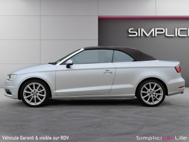 Audi a3 cabriolet 1.8 tfsi 180 ambition luxe s tronic 7 cuir et capote marron /garantie 12 mois jantes et bouclier ar......