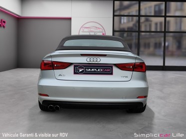 Audi a3 cabriolet 1.8 tfsi 180 ambition luxe s tronic 7 cuir et capote marron /garantie 12 mois jantes et bouclier ar......