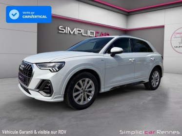 Audi q3 s line 40 tfsi 190 ch s tronic 7 quattro garantie 12mois carplay attelage radar av ar occasion simplicicar rennes...