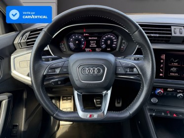 Audi q3 s line 40 tfsi 190 ch s tronic 7 quattro garantie 12mois carplay attelage radar av ar occasion simplicicar rennes...