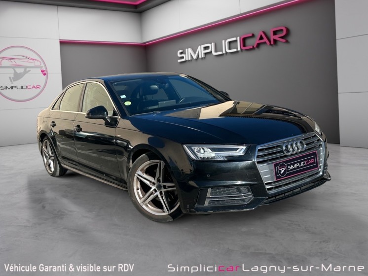 Audi a4 a4 2.0 tdi 150 s tronic 7 s line - video disponible occasion simplicicar lagny  simplicicar simplicibike france