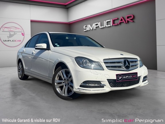 Mercedes classe c 220 cdi blueefficiency edition avantgarde a radar avant et arrière moteur à chaine garantie 12 mois...