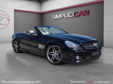Mercedes classe sl roadster 63 amg pack performance amg carbone complet toit vitré ventilés chauffants massants occasion...