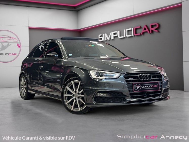 Audi a3 sportback 2.0 tdi 184 s line quattro s tronic occasion simplicicar annecy simplicicar simplicibike france