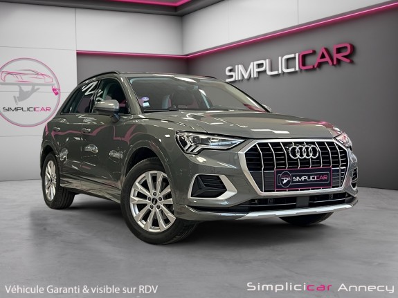 Audi q3 35 tfsi 150 ch s tronic 7 garantie 12 mois 1ere main full suivi audi attelage ct vierge occasion simplicicar annecy...