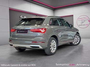 Audi q3 35 tfsi 150 ch s tronic 7 garantie 12 mois 1ere main full suivi audi attelage ct vierge occasion simplicicar annecy...