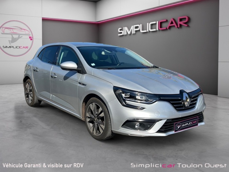 Renault megane iv berline blue dci 115 edc intens entretien complet garantie 12 mois occasion simplicicar toulon ouest...