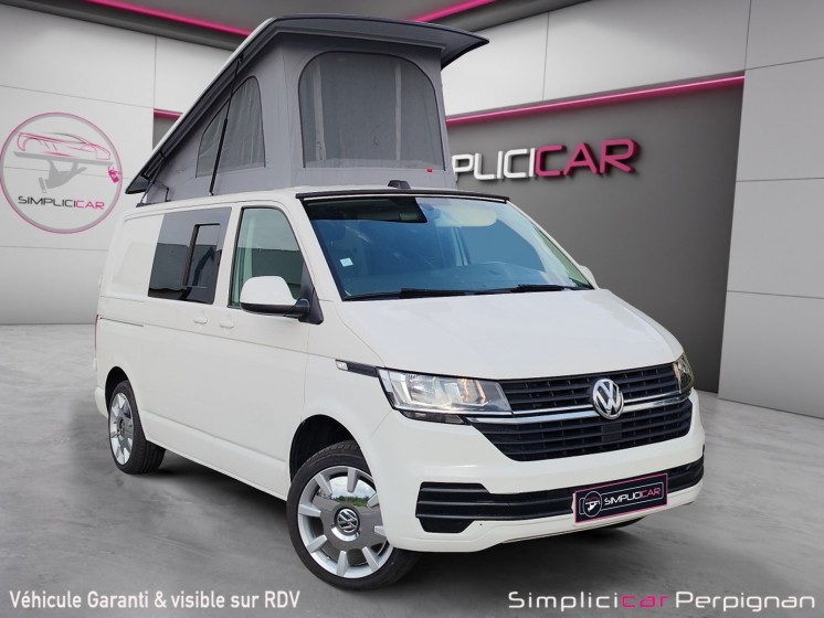 Volkswagen transporter 6.1 van l1h1 2.0 tdi 110 bvm5 business - vasp - panneau solaire - batterie secondaire  garantie 12......