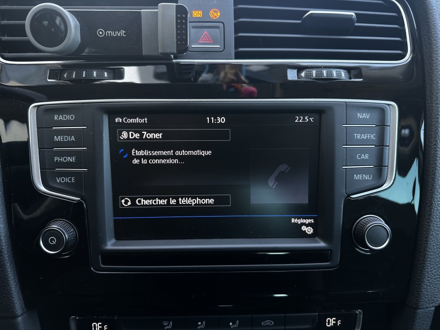 VOLKSWAGEN d'occasion GOLF 1.6 TDI 110 CARAT EXCLUSIVE DSG de 2016