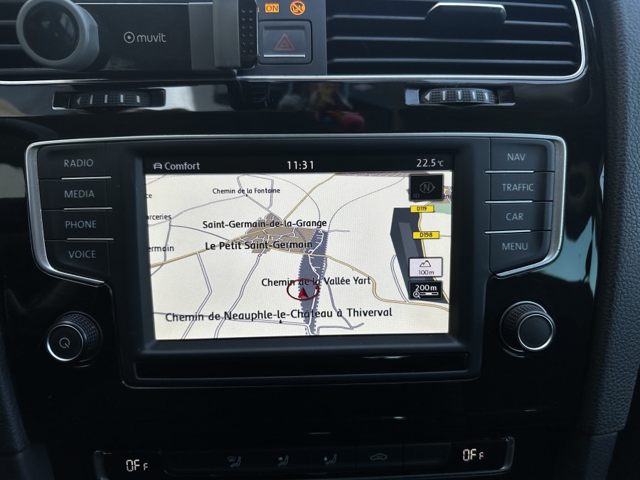 VOLKSWAGEN d'occasion GOLF 1.6 TDI 110 CARAT EXCLUSIVE DSG de 2016