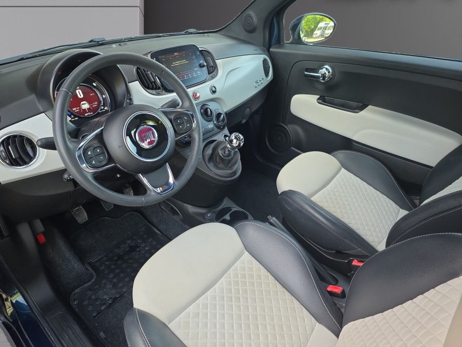 FIAT d'occasion 500 1.2 8V 69 DIVA de 2019 Angers (49)﻿