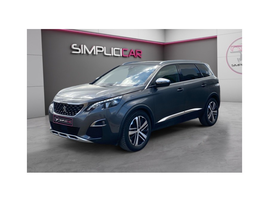 PEUGEOT d'occasion 5008 2.0 BLUEHDI 180 GT EAT de 2018 Troyes (10)﻿