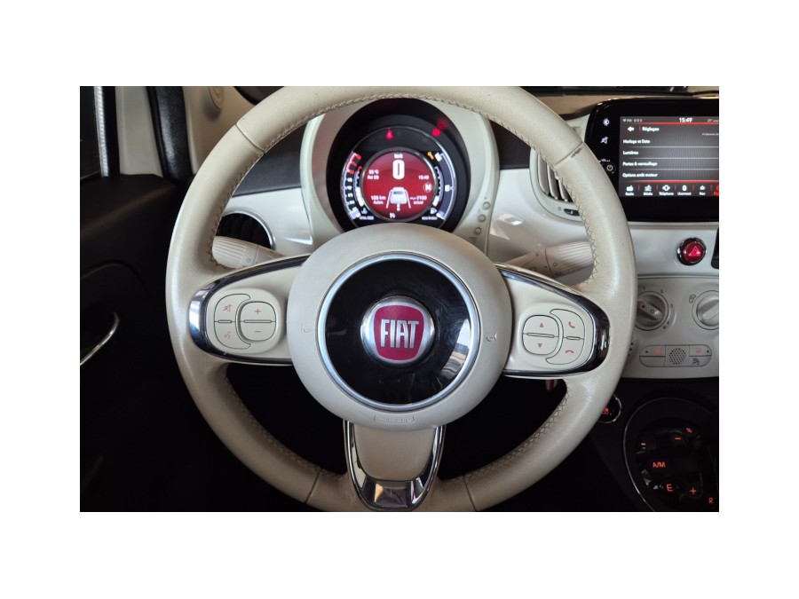 FIAT d'occasion 500 1.2 8V 69 LOUNGE DUALOGIC de 2018 Aix Les Bains