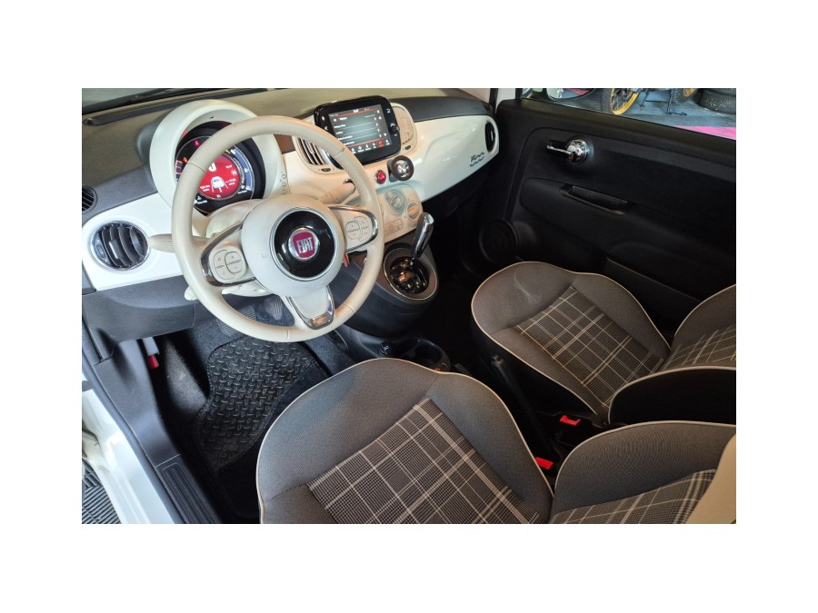 FIAT d'occasion 500 1.2 8V 69 LOUNGE DUALOGIC de 2018 Aix Les Bains