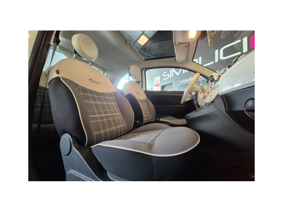 FIAT d'occasion 500 1.2 8V 69 LOUNGE DUALOGIC de 2018 Aix Les Bains