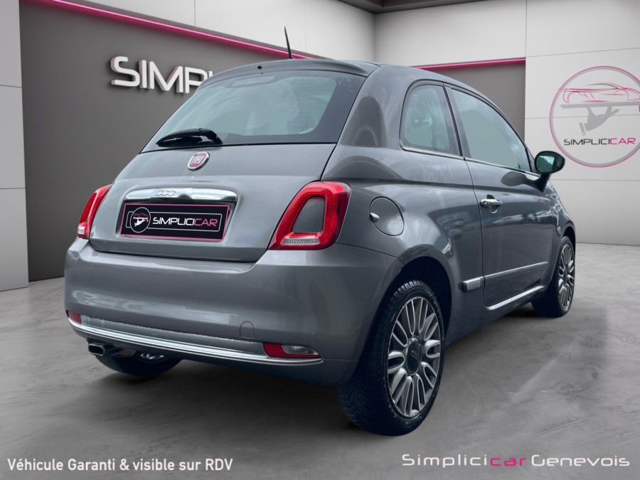 FIAT d'occasion 500 1.2 8V 69 Lounge de 2017 Genevois (74)﻿