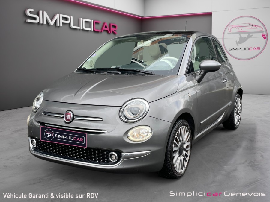 FIAT d'occasion 500 1.2 8V 69 Lounge de 2017 Genevois (74)﻿