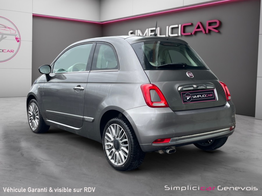 FIAT d'occasion 500 1.2 8V 69 Lounge de 2017 Genevois (74)﻿