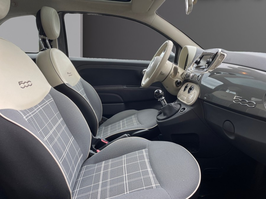 FIAT d'occasion 500 1.2 8V 69 Lounge de 2017 Genevois (74)﻿