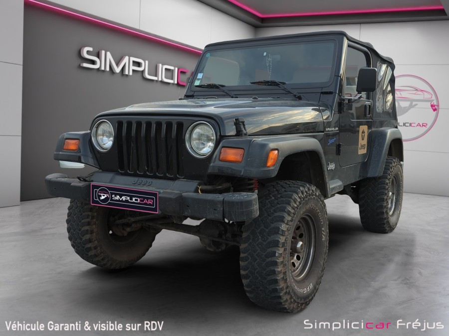 JEEP d'occasion WRANGLER 2.5 SPORT de 1998 Frejus (83)﻿