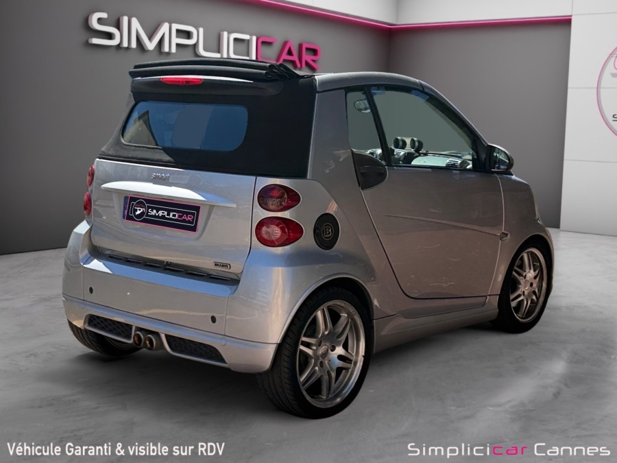 SMART d'occasion FORTWO BRABUS 98 de 2009 Cannes (06)﻿