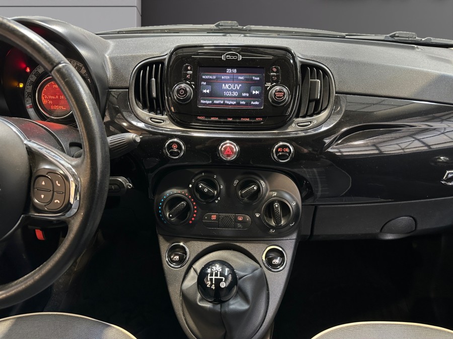 FIAT d'occasion 500 C 1.2 8V 69 POP de 2018 Lorient (56)﻿
