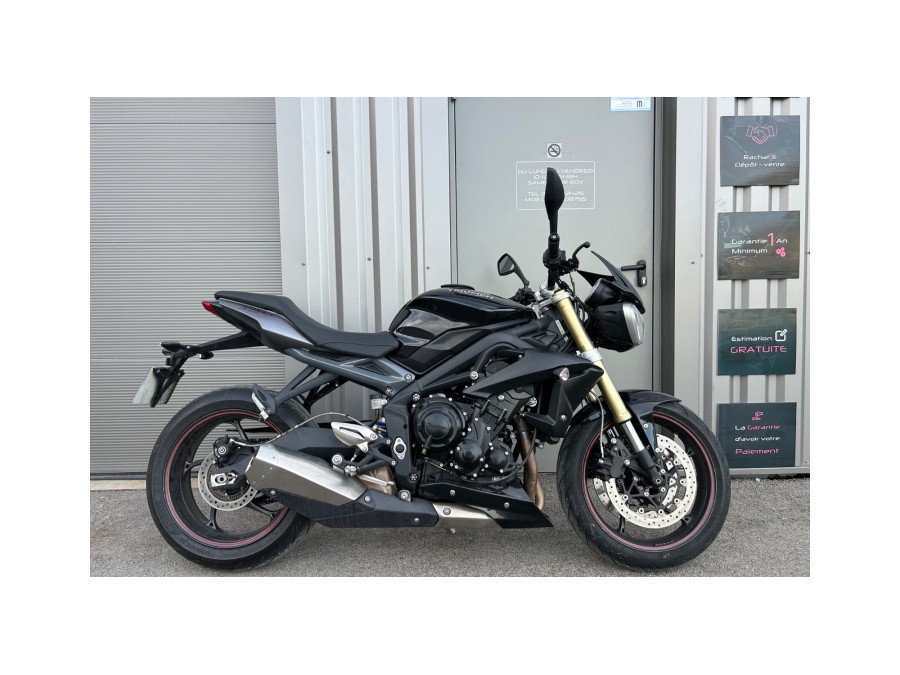 TRIUMPH d'occasion STREETTRI 675 de 2017 Beaune (21)﻿