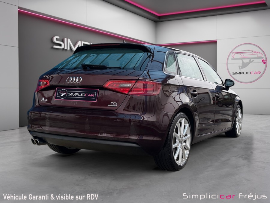 AUDI d'occasion A3 2.0 TDI 184 S LINE QUATTRO S TRONIC de 2016 Frejus