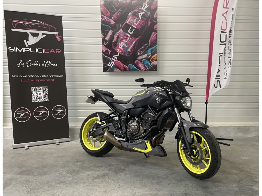YAMAHA d'occasion MT-07 MT de 2017 Les Sables d'Olonne (85)﻿